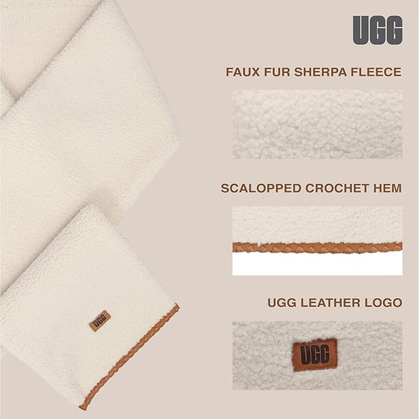 UGG® Scalloped Trim Scarf