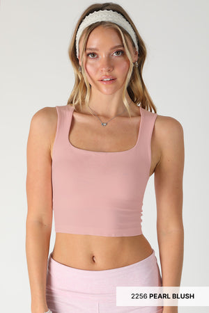 Double Lined Square Neck Top