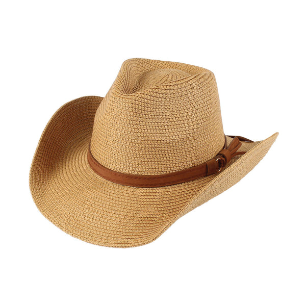 Leatherette Band Cowboy Hat