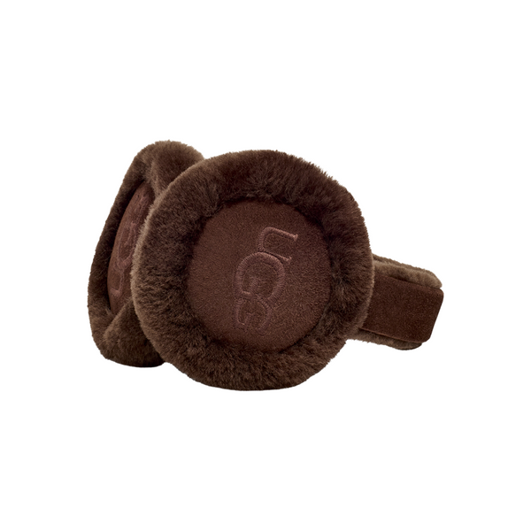 UGG® Sheepskin Embroidered Logo Earmuffs