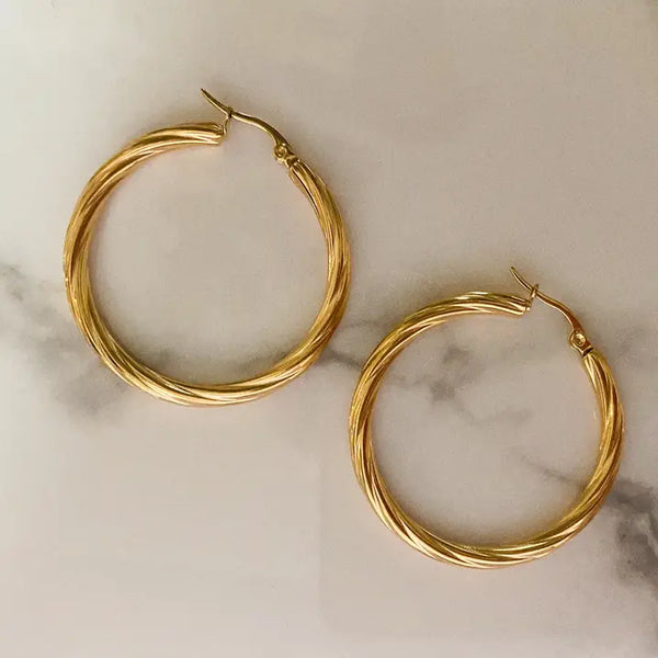 Marigold Hoops Gold