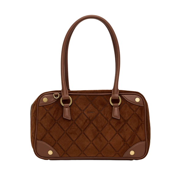 Meredith Medium Chocolate Diamond Suede