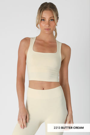 Double Lined Square Neck Top