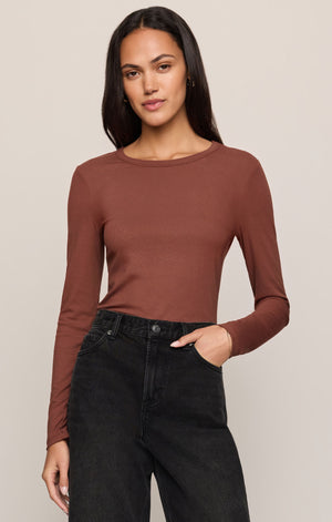 Second Skin Crewneck Long Sleeve Top
