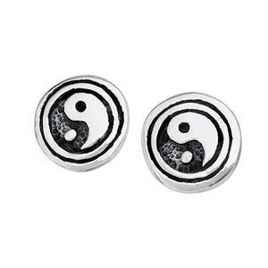 Yin Yang Stud Earrings