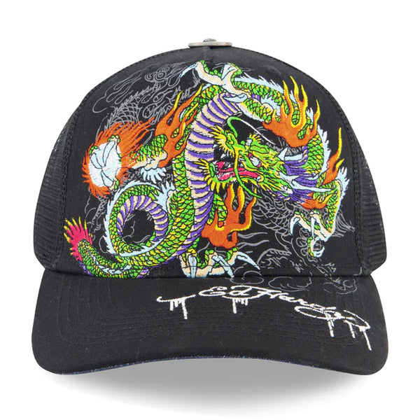 Embroidered Japan Dragon Trucker