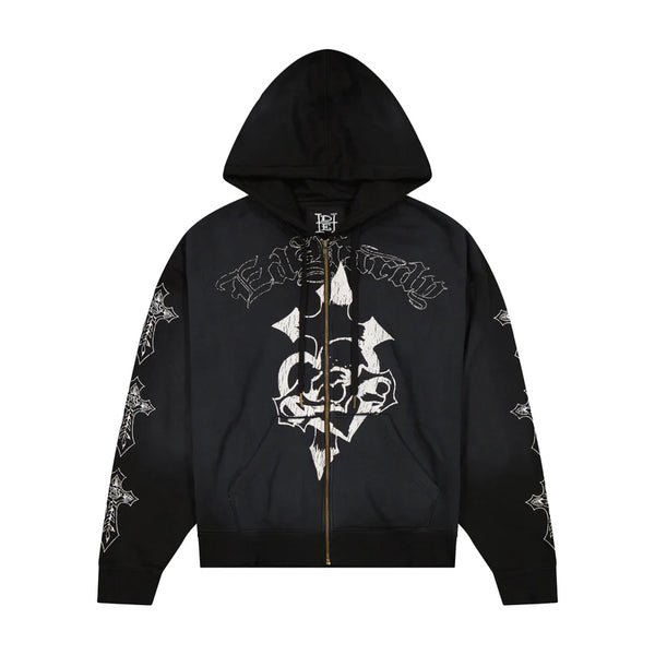 Men's Crosses Boxy Zip Hoodie