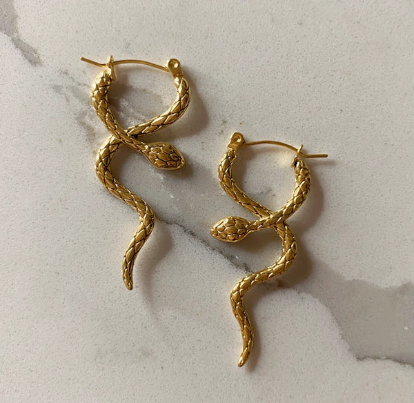 Evie Snake Earrings