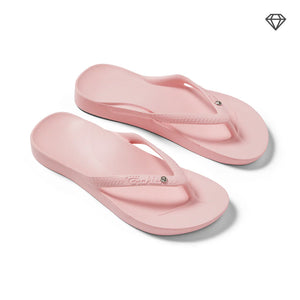 Crystal Pink Arch Support Flip Flops