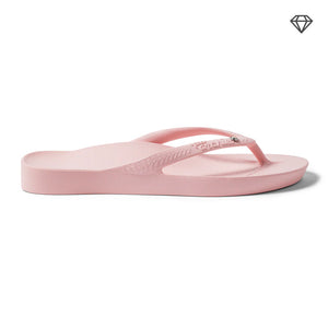 Crystal Pink Arch Support Flip Flops