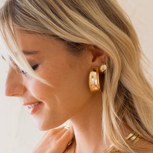 Mitch Hoops in Gold