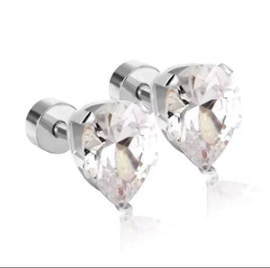 Teardrop Crystal Studs