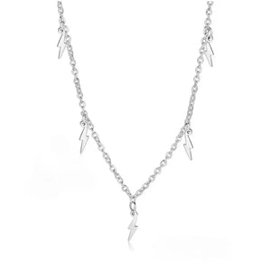 Lightning Bolt Shaker Necklace