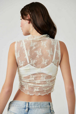Solid Nice Try Muscle Tank-Evening Cream