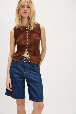 Tilly Vest Honey Bronze
