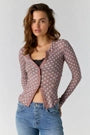 GOING PLACES PRINTED CARDI