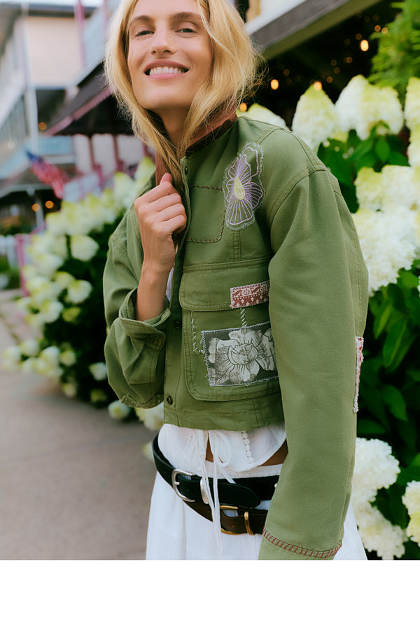 Martha Workwear Appliques Jacket