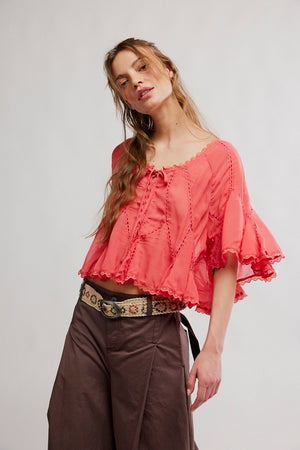 Michelle Blouse Aged Coral