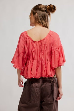 Michelle Blouse Aged Coral