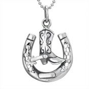 boot Horseshoe Necklace