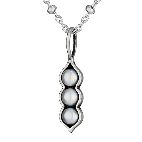 3 Pearl Pod Necklace