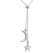 Sliding Moon/Star Necklace