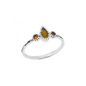 Trdrp Citirine W/Carn Sides Ring