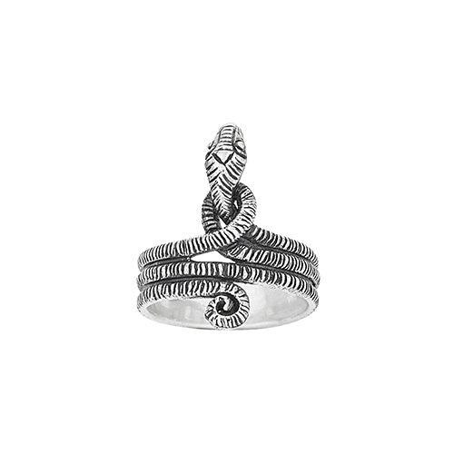 Men's Entwined Snake Ring