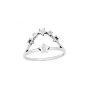 Angled Multiple Star ring