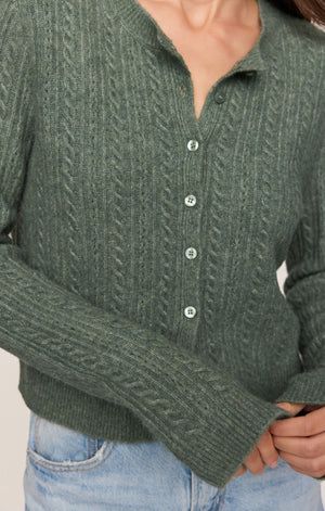 Medina Pointelle Cardigan