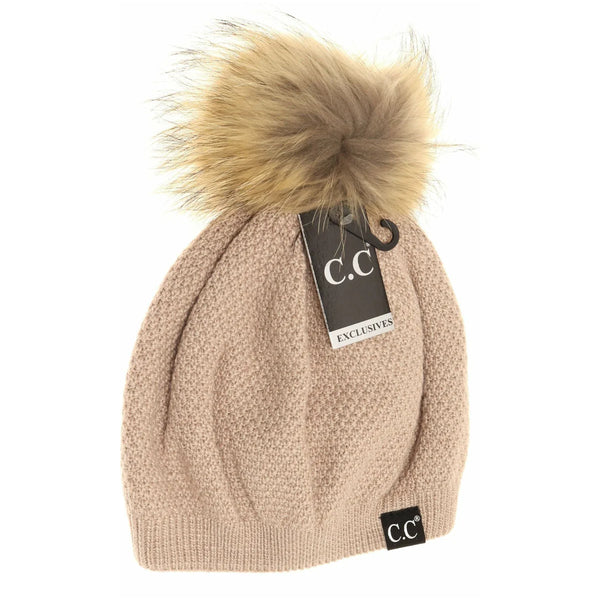 CC Black Label Waffle Knit Beanie