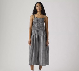 Monaco Cotton Sundress Springtime Dobby