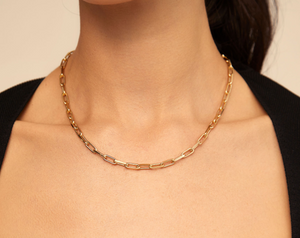 Short link chain charm necklace (GOLD)