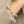 Beaded bracelet with padlock (SILVER)