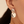Circle drop earrings (SILVER)