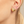 Stud earrings with heart shape (GOLD)