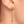 Drop earrings with small hearts (GOLD)
