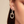 Drop earrings with medium sized link (SILVER)