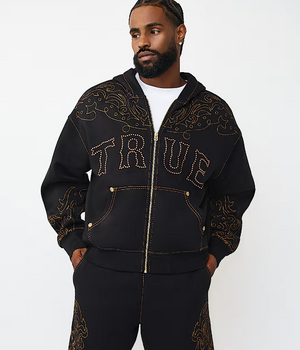 Rodeo Big T Boxy Zip Hoodie