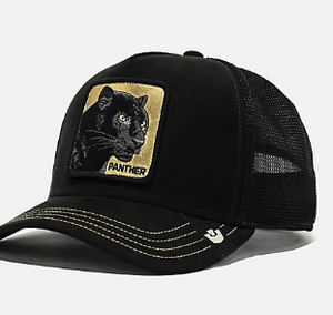 Golden Panther Trucker Hat
