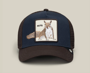 Over the Line Squirrel Trucker Hat