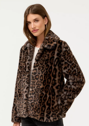 Faux Fur Cropped Coat - Farrah