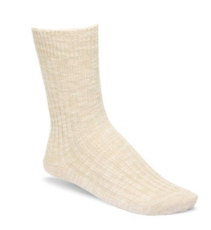 Cotton Slub Women's Beige White