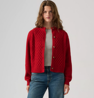 Charlotte Crewneck Cardigan Emboldened