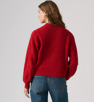 Charlotte Crewneck Cardigan Emboldened