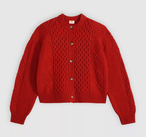 Charlotte Crewneck Cardigan Emboldened
