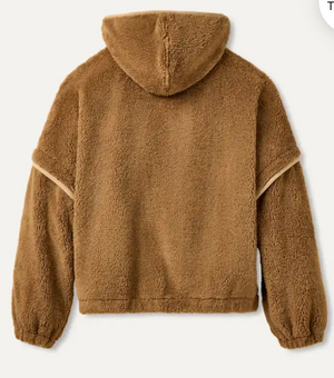 Women's Mariella UGGfluff Zip Hoodie  CHESTNUT