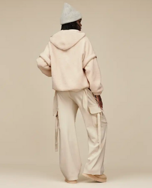 Women's Mariella UGGfluff Zip Hoodie  CREAM