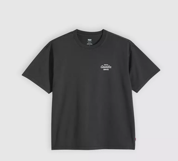 Graphic Boxy T-shirt Denim Gremlin