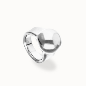 Ring with sphere shape (SILVER)